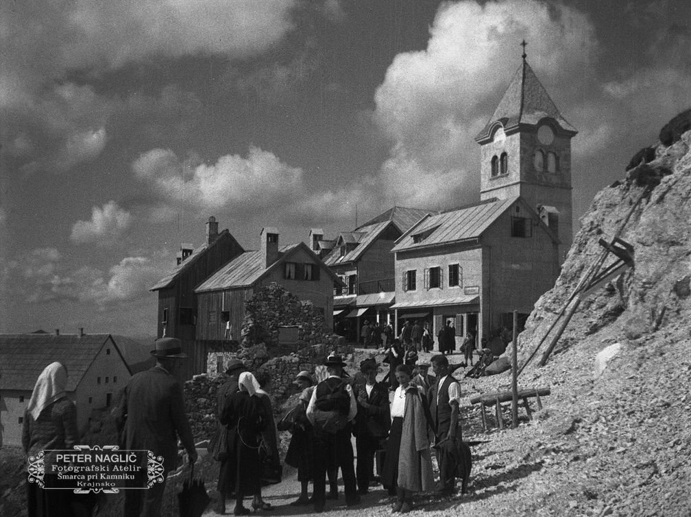 Veliko slovensko romanje na sv. Višarje v organizaciji Katoliške akcije leta 1933 - F 1933 1 8A 010