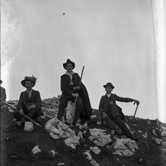 Peter Naglič na vrhu Krvavca leta 1913 - naglic870