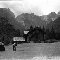 Turistovska koča v Kamniški Bistrici okoli leta 1910 - naglic874
