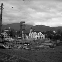 Pričetek gradnje osnovne šole Toma Brejca leta 1940 - F_1940_1_21_002 