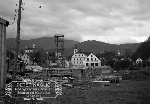 Pričetek gradnje osnovne šole Toma Brejca leta 1940 - F_1940_1_21_002 