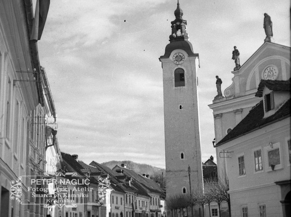 Šutna, glavna kamniška ulica leta 1940 - F_1940_1_23_010