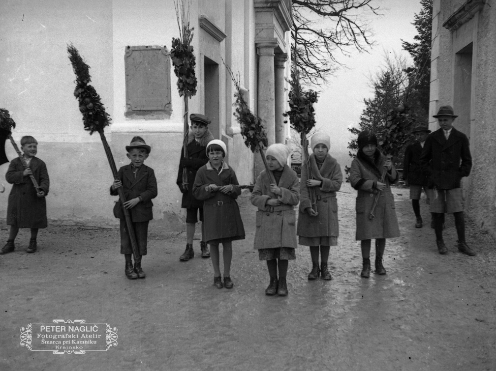 Cvetna nedelja z butaricami na Homcu leta 1933 - F 1933 3 3 009