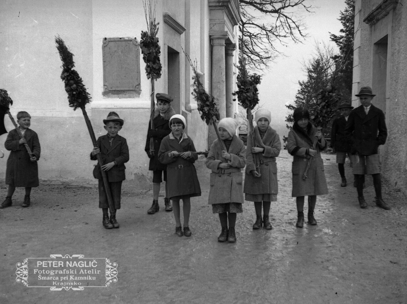 Cvetna nedelja z butaricami na Homcu leta 1933 - F 1933 3 3 009