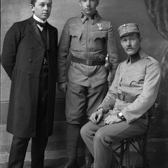 Karel Naglič, Maks Peterlin in Peter Naglič okoli leta 1910 - Naglic RA 550