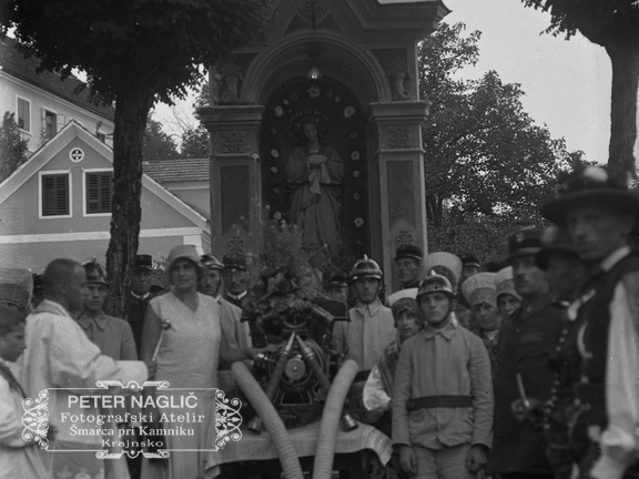  Blagoslov motorne brizgalne na Homcu leta 1930 - naglic329