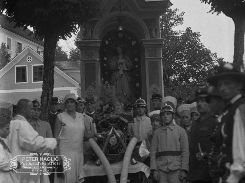 Blagoslov motorne brizgalne na Homcu leta 1930 - naglic329