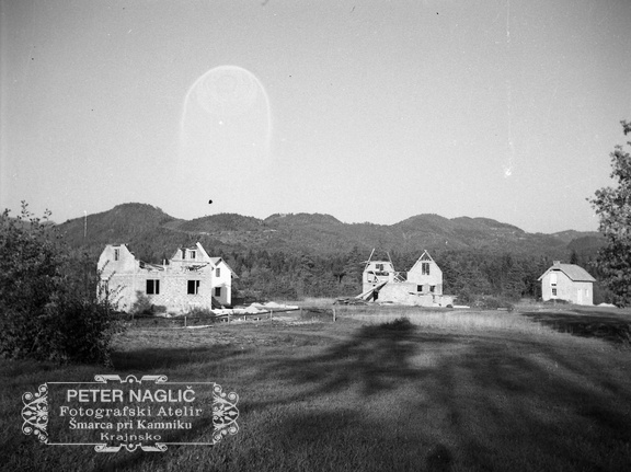 Nova naselbina na severu Šmarce leta 1940 - F 1940 1 22 004