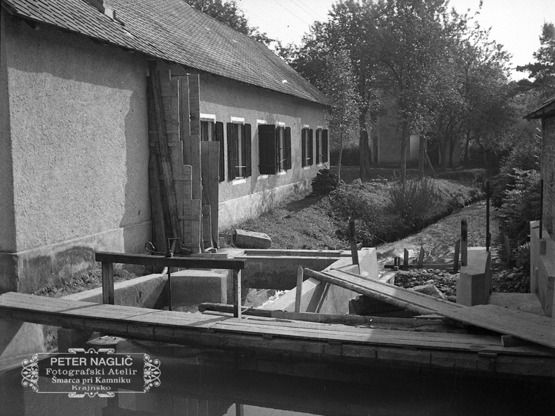Gradbena dela ob nekdanji Jermanovi fužini leta 1938 - F 1938 2 37 013