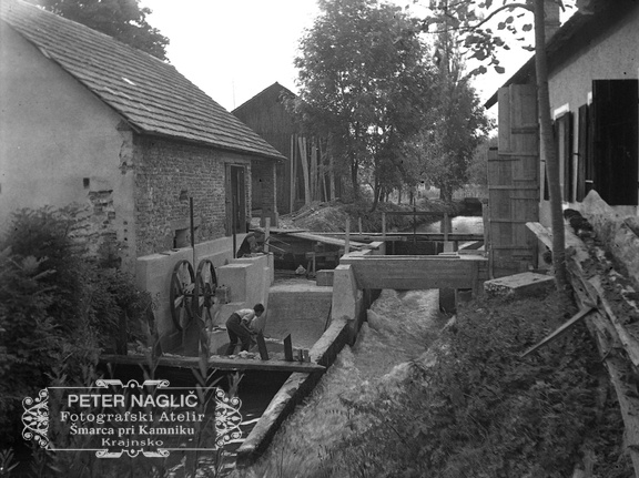 Gradbena dela ob nekdanji Jermanovi fužini leta 1938 - F 1938 2 37 016
