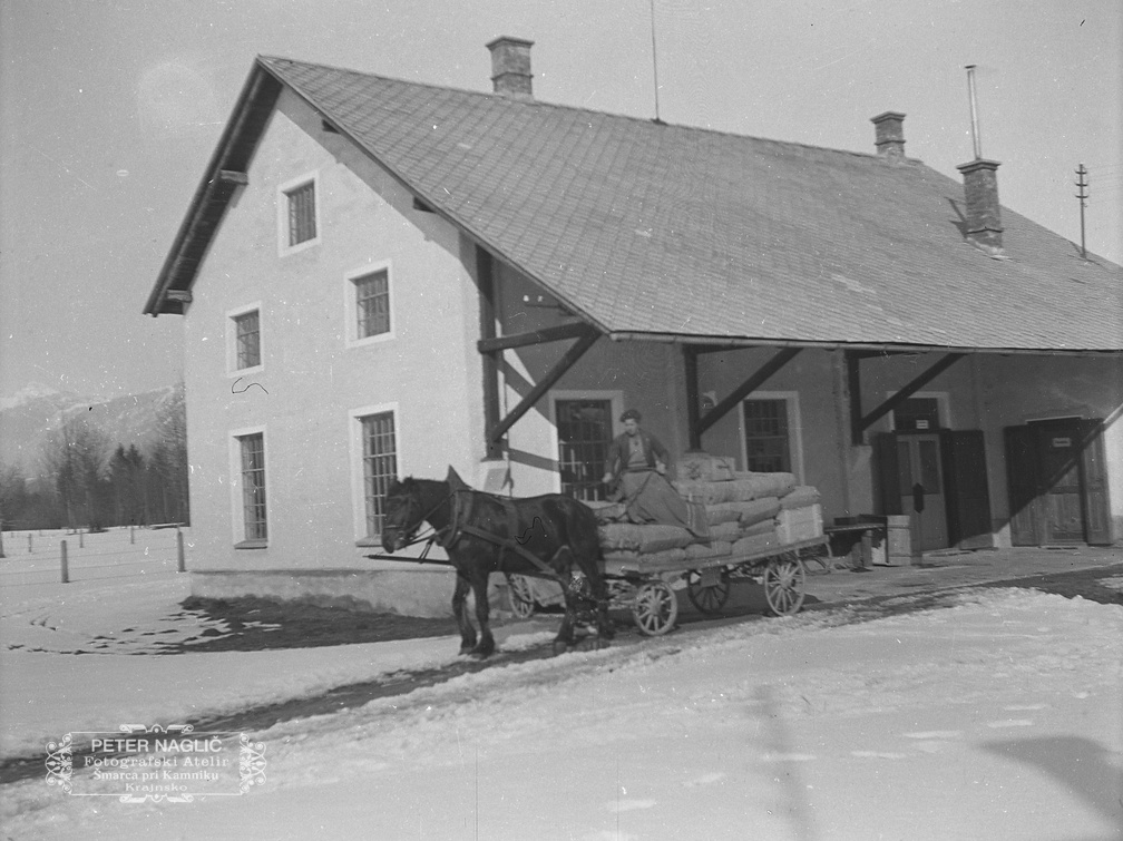 Prevoz ščetarskih izdelkov na železniško postajo leta 1932 - F 1932 5 6 008