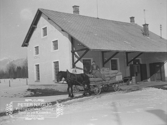 Prevoz ščetarskih izdelkov na železniško postajo leta 1932 - F 1932 5 6 008