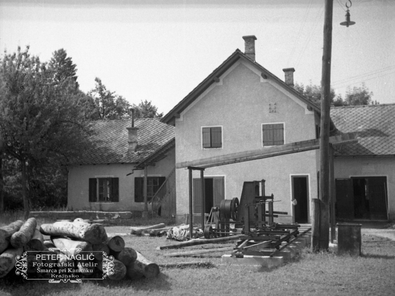 Razrez hlodovine z bočnim jarmenikom leta 1937 - F 1937 2 21 012