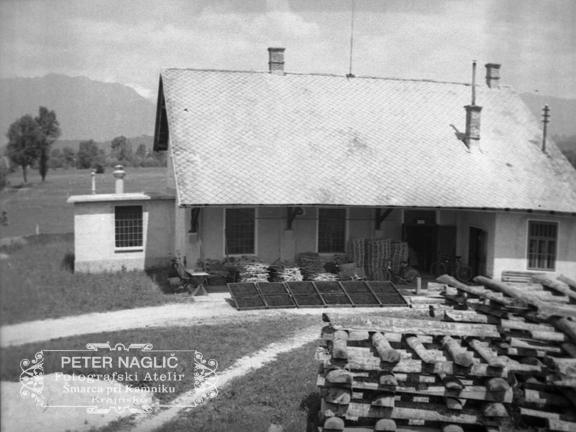 Sušenje žime in hlodovine na tovarniškem dvorišču leta 1939 - F 1939 1 3 011