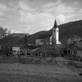 Cerkev sv. Jurija v Nevljah leta 1938 - F 1938 1 1 010