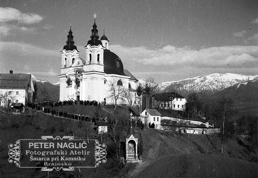 Cerkev sv. Ane v Tunjicah leta 1939 - F 1939 1 38 014