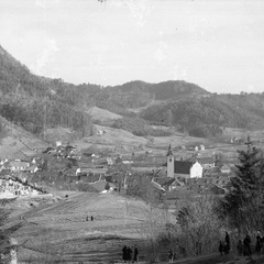 Kamnik, pogled proti jugu leta 1940 - Naglic RA 55 30 3821