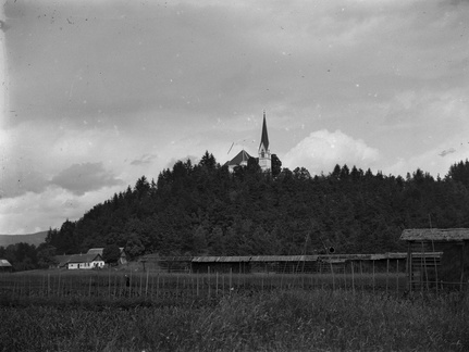Pogled na Homški hrib z jugozahoda, leta 1930 - Naglic RA 659