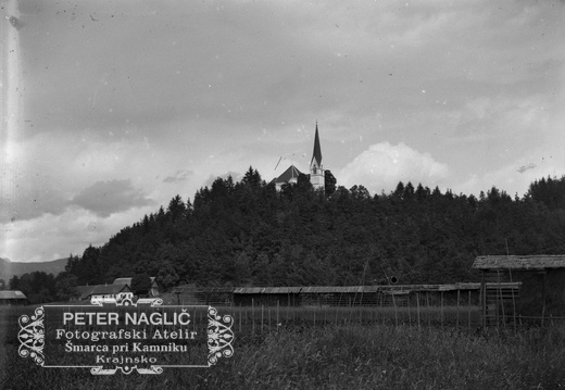 Pogled na Homški hrib z jugozahoda, leta 1930 - Naglic RA 659