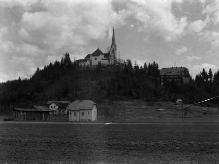 Pogled na Homški hrib z zahoda, leta 1930 - Naglic RA 660