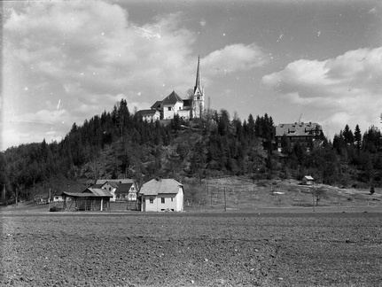Pogled na Homški hrib z zahoda, leta 1930 - Naglic RA 661