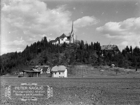 Pogled na Homški hrib z zahoda, leta 1930 - Naglic RA 661
