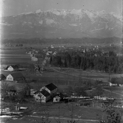 Pogled s Homškega hriba proti Nožicam, leta 1930 - Naglic RA 667