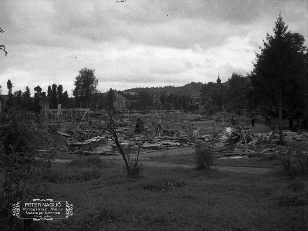 Priprave na gradnjo Baragovega semenišča leta 1938 - F 1938 1 36 011