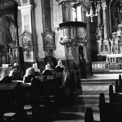 Notranjost cerkve sv. Jakoba v Kamniku leta 1936 - F 1936 3 1 002