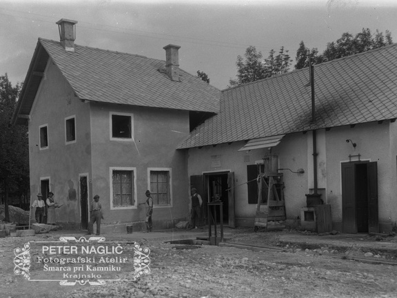 Izgradnja turbinske hiše leta 1927 - Naglic010