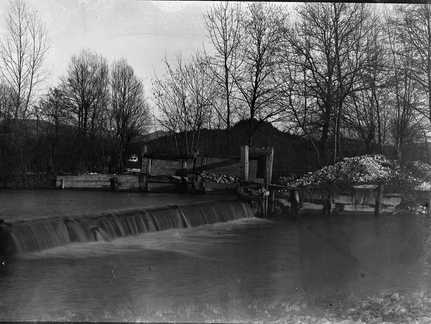 Izgradnja dupliškega jezu v času I. svetovne vojne - Naglic 1453