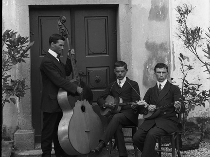 Trije muzikanti na lok - Naglic 1446