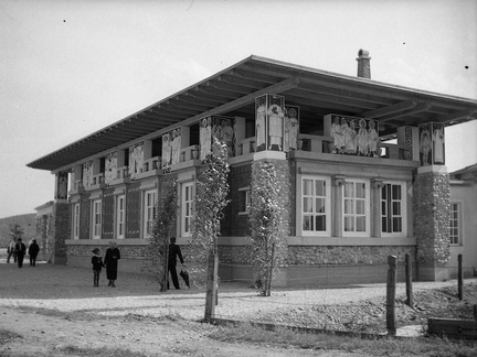 Plečnikove Žale na dan odprtja in blagoslova 1. julija 1940 - F 1940 1 11 016