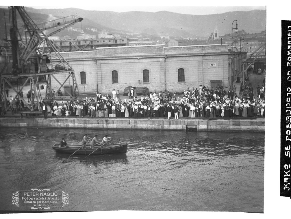 Slovo od romarjev v tržaškem pristanišču leta 1910 - Jeruzalem004