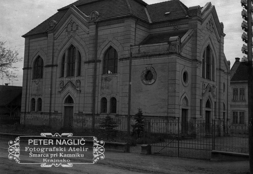 Murska Sobota, židovska sinagoga na Lendavski cesti leta 1933 - F 1933 1 1 005
