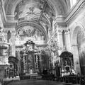 Notranjost frančiškanske cerkve v Ljubljani leta 1937 - F 1937 1 6 016