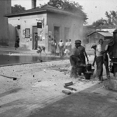Asfaltiranje ljubljanskih ulic leta 1934 - F 1934 4 1 004