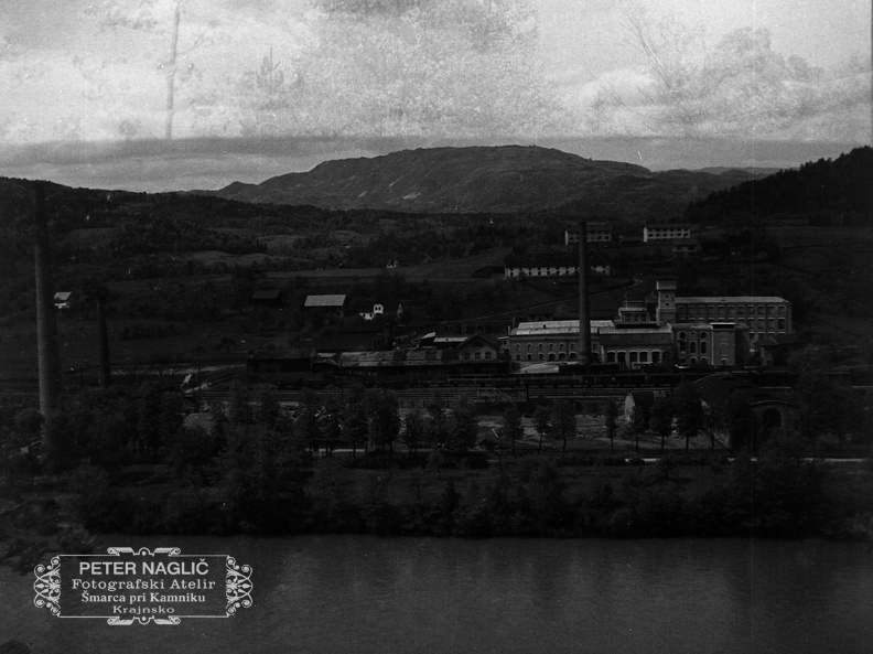 Litija, levo Šmelc, desno predilnica - F 1933 2 10 002