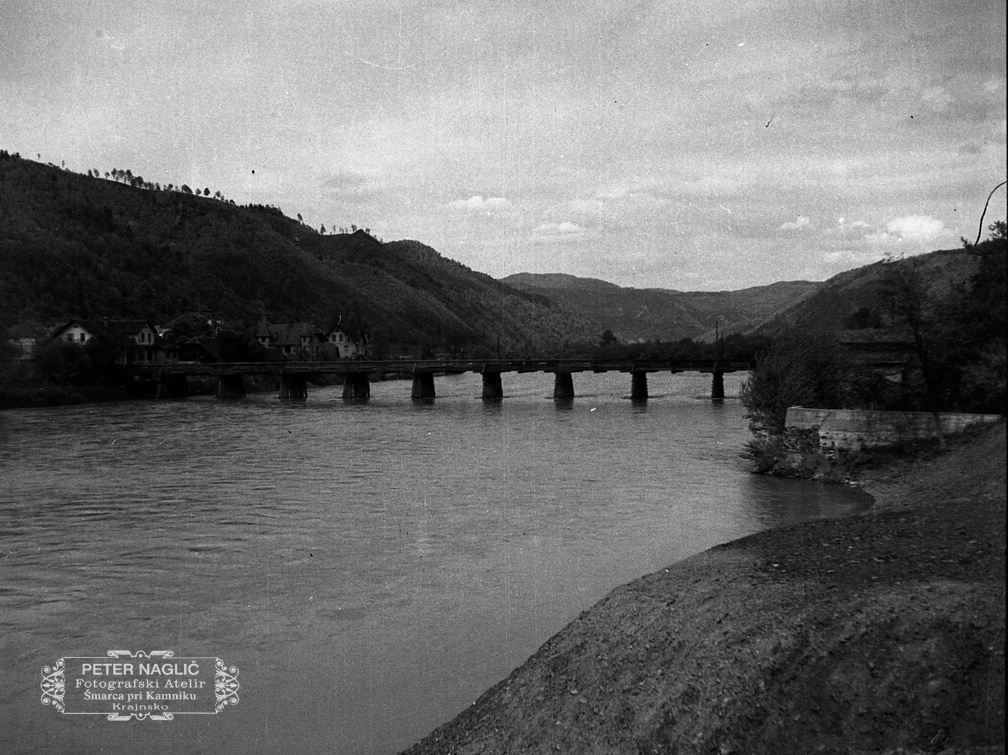 Litija, most čez reko Savo, 1933 - F 1933 2 10 004