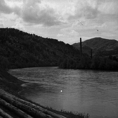 Litija, reka Sava,  desno Podkraj, levo Šmelc - F 1933 2 10 005