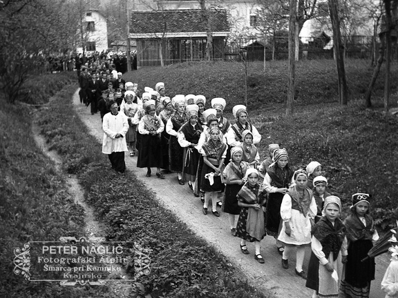 Procesija Marije pomagaj v Šentvidu pri Lukovici - F 1940 1 7 008