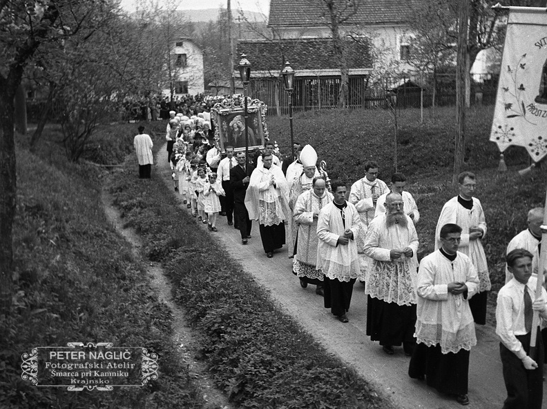 Procesija Marije pomagaj v Šentvidu pri Lukovici - F 1940 1 7 010