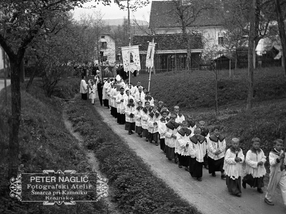 Procesija Marije pomagaj v Šentvidu pri Lukovici - F 1940 1 7 011