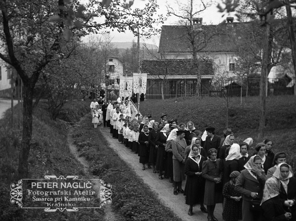 Procesija Marije pomagaj v Šentvidu pri Lukovici - F 1940 1 7 012