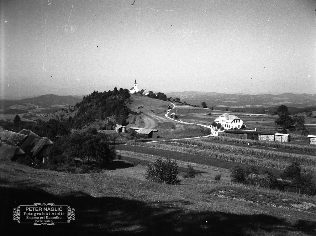Pogled s Kureščka proti Golem leta 1940 - F 1940 1 13 003