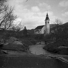 Pogled na Nevlje s cerkvijo sv. Jurija - F 1938 1 1 008