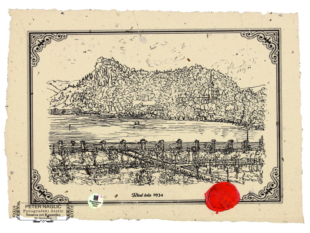 Bled - Janez Rozman, tisk, perorisba Ciril Kraigher 2022