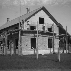 Zidanje ročne delavnice, 1922 - Naglic029