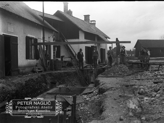 Kopanje za turbino in cementiranje, 1926 - Naglic057