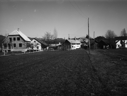 Panorama 1 Tovarna, Špurčova fužina, Karolova hiša, zima 1929 - Naglic071